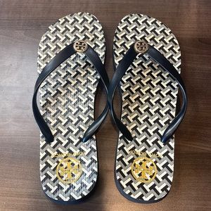 Tory Burch Flip Flops size 10